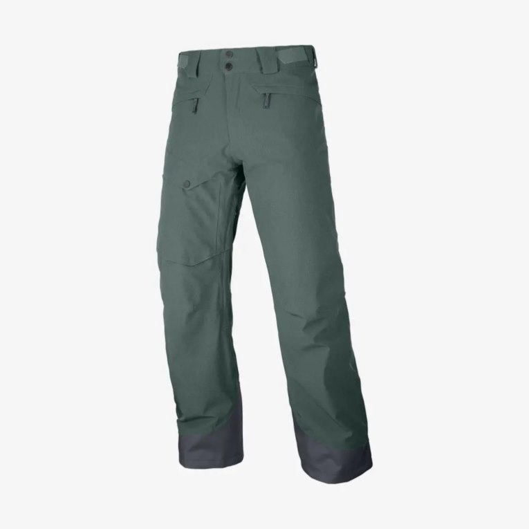 Calça De Esqui Salomon Untracked Masculino Verdes | PT S38195